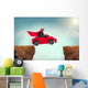 Senior Superhero Driving Car Wall Decal