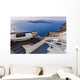 Old Boat Island Santorini Wall Decal