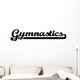Gymnastics Word Wall Decal