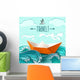 Paper Ship Waves Wall Decal