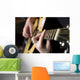 Practicing Playing Guitar Handsome Wall Decal