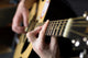 Practicing Playing Guitar Handsome Wall Decal
