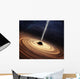 Black Hole Wall Decal Design 1