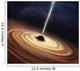 Black Hole Wall Decal Design 1