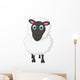 Sheep Cartoon Wall Decal