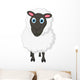 Sheep Cartoon Wall Decal