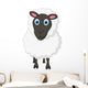Sheep Cartoon Wall Decal