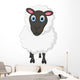 Sheep Cartoon Wall Decal