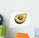 Low Poly Avocado Fruit Wall Decal