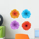 Flower White Gerbera Wall Stickers Wall Decal