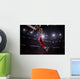 Red Basketball Player Action Wall Decal Design 2
