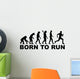 Born to Run Evolution Wall Decal