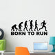 Born to Run Evolution Wall Decal
