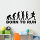 Born to Run Evolution Wall Decal