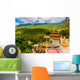 Chinese Temple among Beautiful Wall Decal