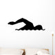 Swimming Silhouette Wall Decal Design 2