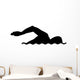 Swimming Silhouette Wall Decal Design 2