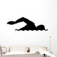 Swimming Silhouette Wall Decal Design 2