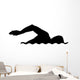 Swimming Silhouette Wall Decal Design 2