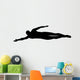 Swimming Silhouette Wall Decal Design 1