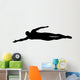 Swimming Silhouette Wall Decal Design 1