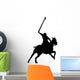 Polo Player Silhouette Wall Decal