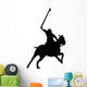 Polo Player Silhouette Wall Decal
