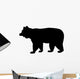 Brown Bear Silhouette Wall Decal