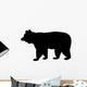 Brown Bear Silhouette Wall Decal