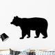 Brown Bear Silhouette Wall Decal