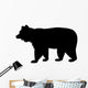 Brown Bear Silhouette Wall Decal