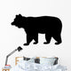 Brown Bear Silhouette Wall Decal