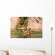 Adult Tigers Play Fighting Wall Decal