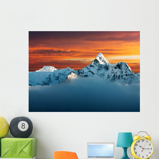 Evening Ama Dablam Wall Decal