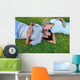 Grass Laying Couple Wall Decal