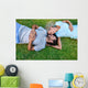 Grass Laying Couple Wall Decal
