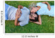 Grass Laying Couple Wall Decal