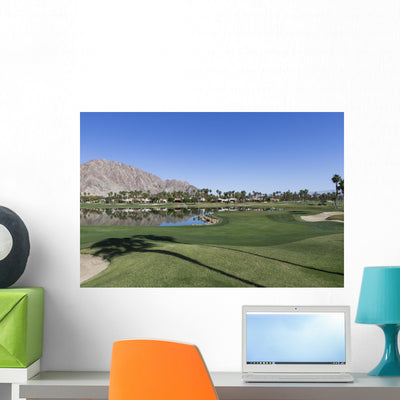 Pga West Golf Course Wall Decal shown on a wall