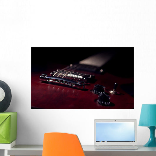 Electric Guitar Closeup Wall Decal