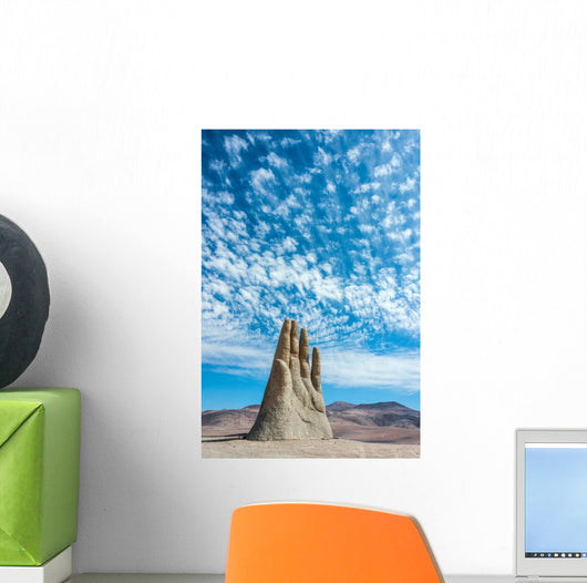 Hand Sculpture, the symbol of Atacama Desert Wall Mural