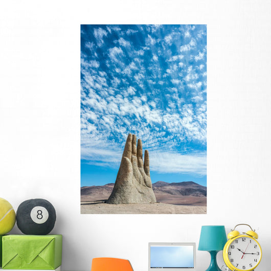Hand Sculpture, the symbol of Atacama Desert Wall Mural