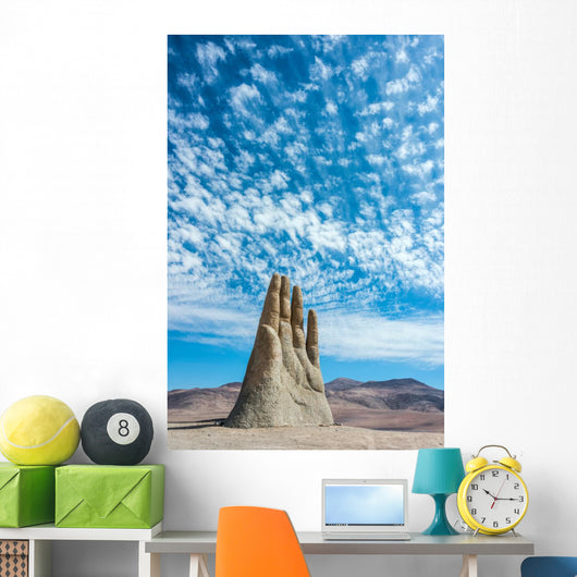 Hand Sculpture, the symbol of Atacama Desert Wall Mural
