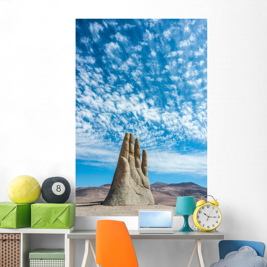 Hand Sculpture, the symbol of Atacama Desert Wall Mural