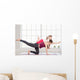 Young Mother and Daughter Wall Decal Design 2