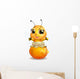 Bee White Wall Decal Design 3