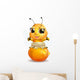 Bee White Wall Decal Design 3