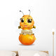Bee White Wall Decal Design 3