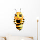 Bee White Wall Decal Design 2