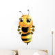 Bee White Wall Decal Design 2