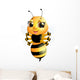 Bee White Wall Decal Design 2